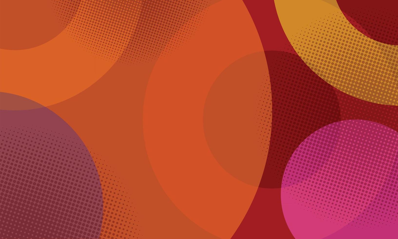 färgrik cirkulär bakgrund med halvton. modern omslag baner vektor