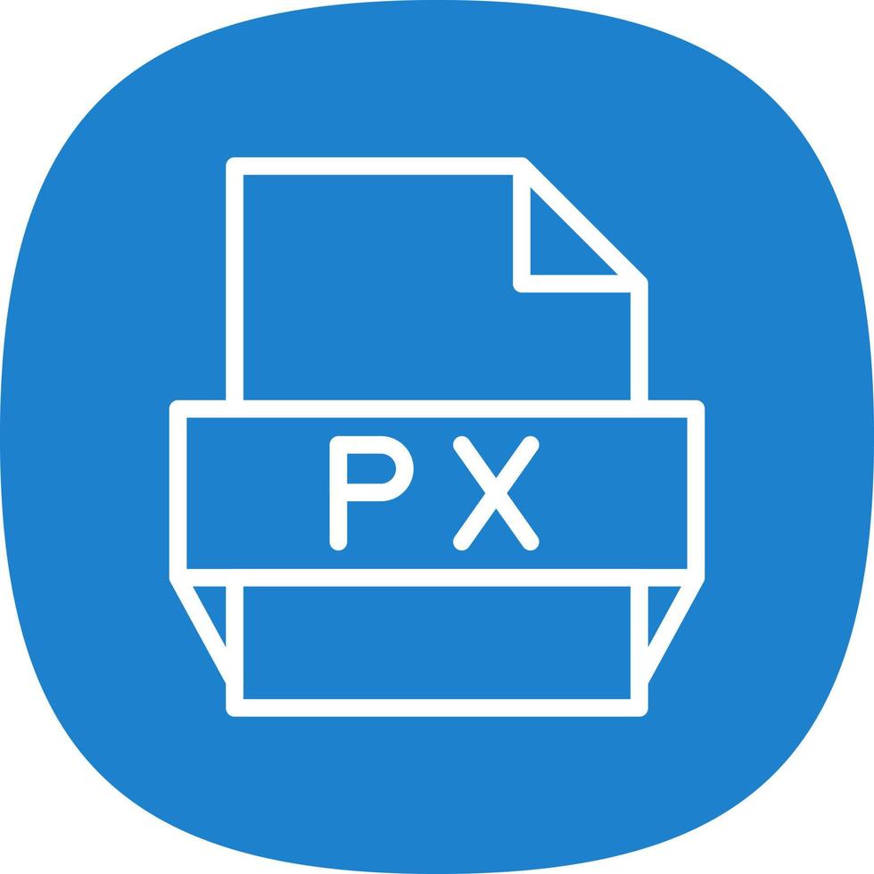 px-Dateiformat-Symbol vektor