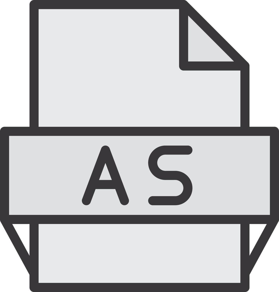 als Dateiformatsymbol vektor