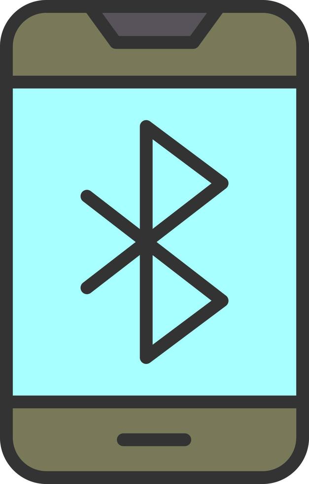 Bluetooth-Vektor-Icon-Design vektor