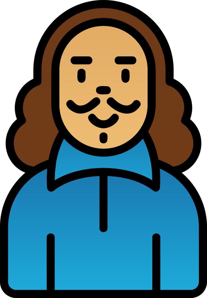 Shakespeare-Vektor-Icon-Design vektor