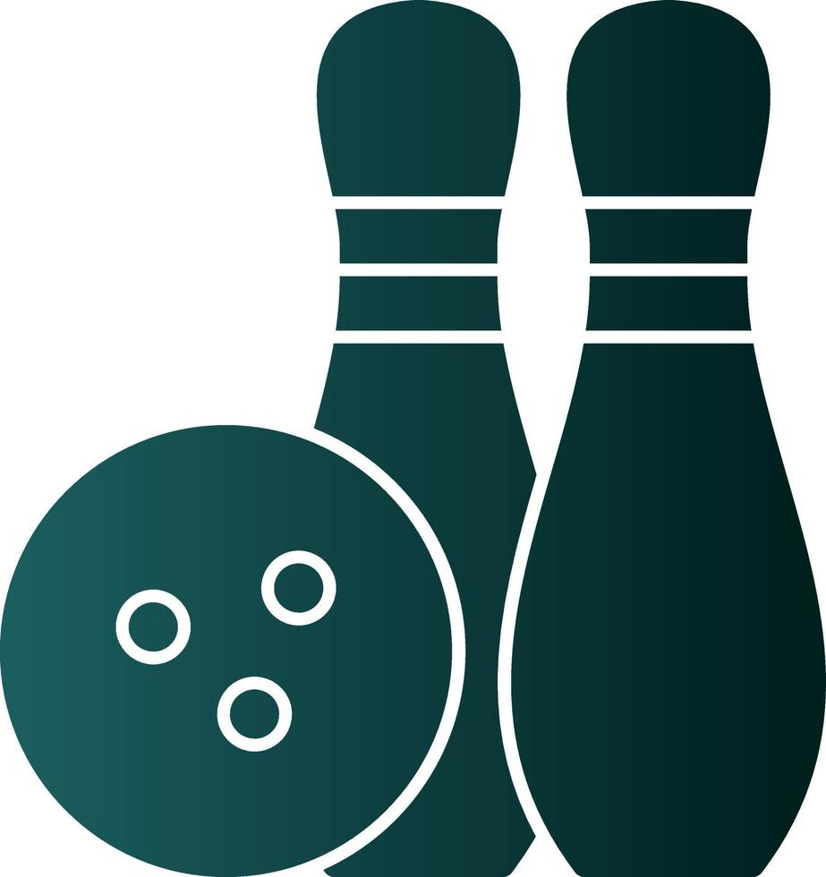 bowling vektor ikon design