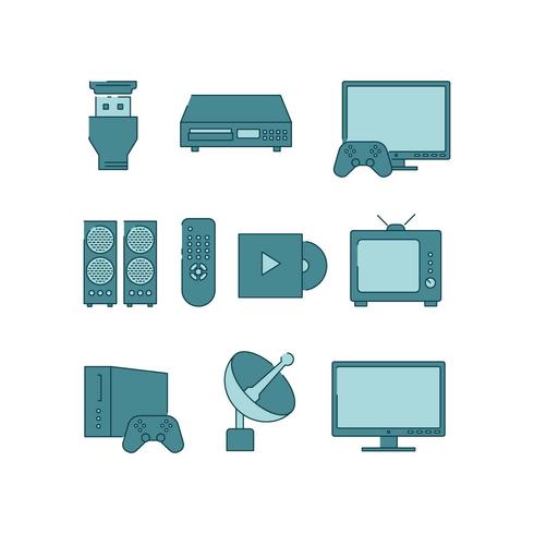 Gratis Home Entertainment Icon Vector