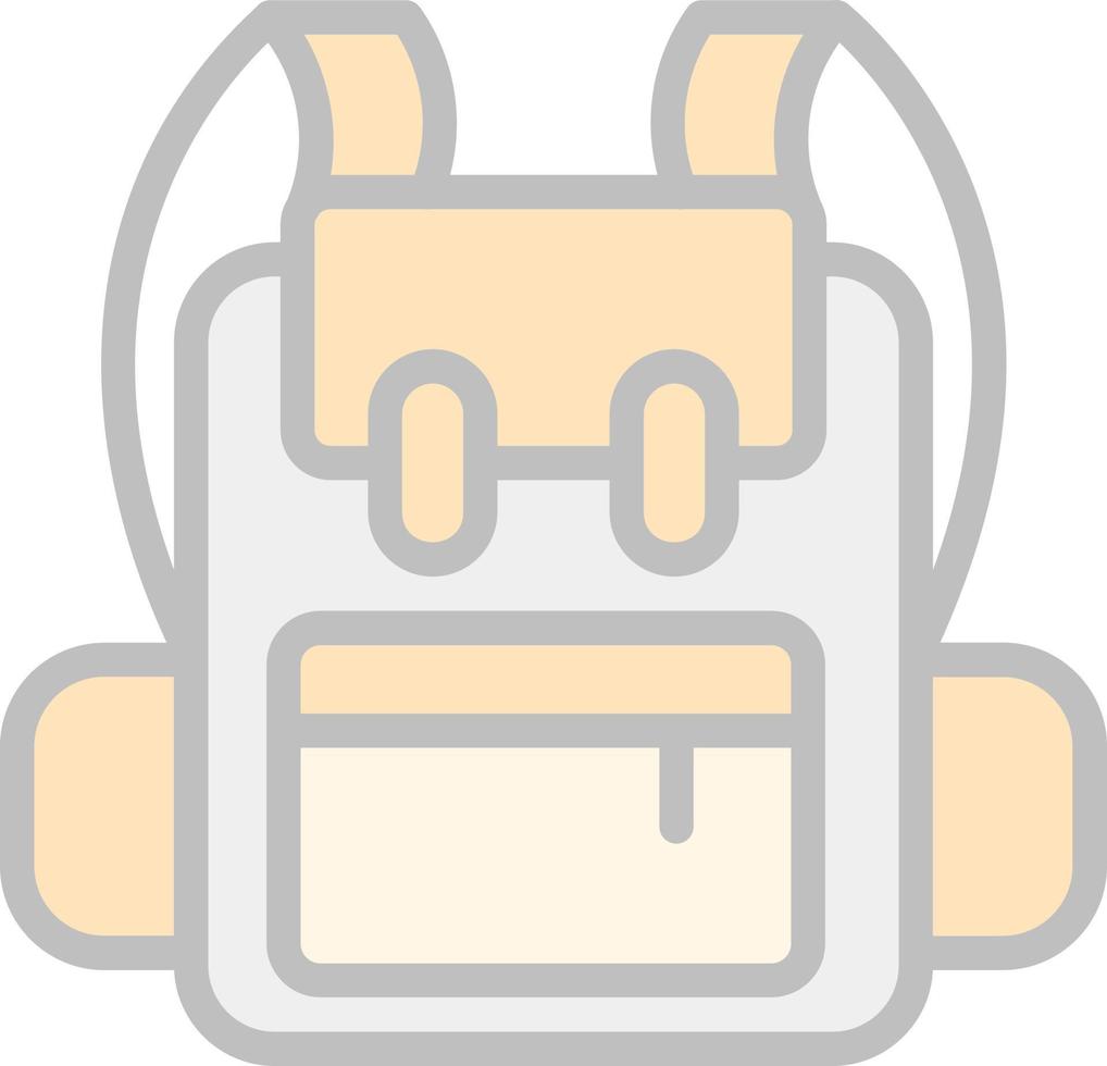 Rucksack-Vektor-Icon-Design vektor