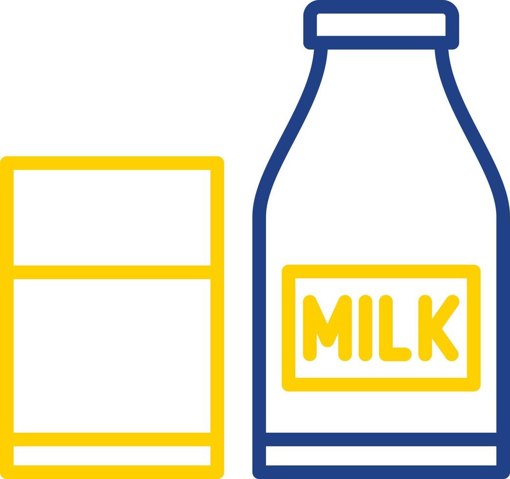 Milch-Vektor-Icon-Design vektor