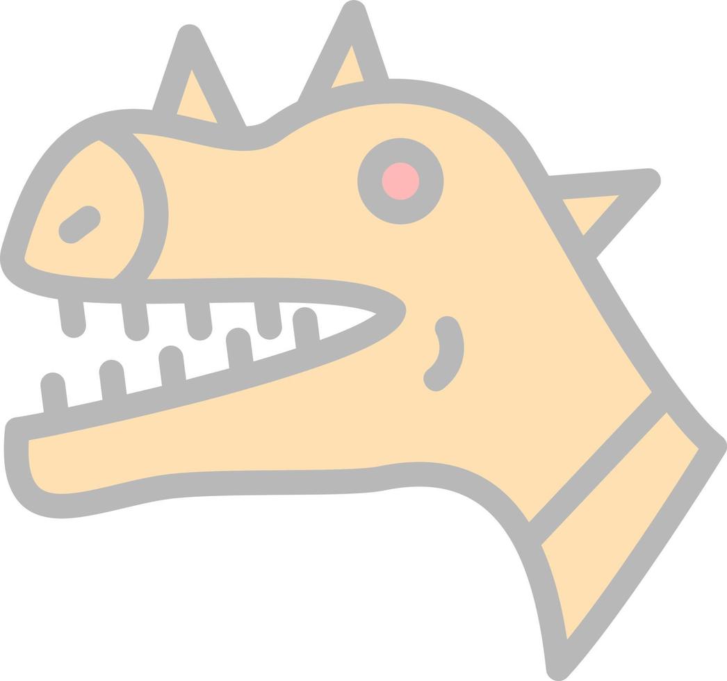 Drachen-Vektor-Icon-Design vektor