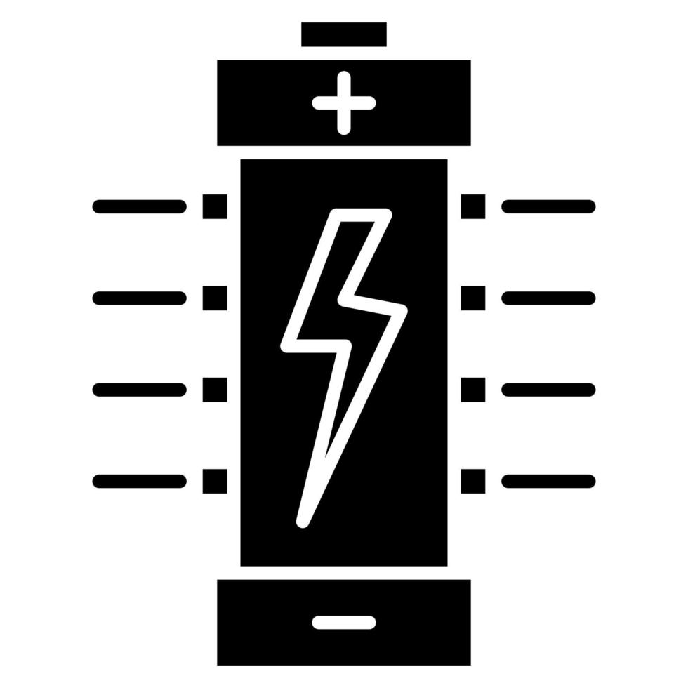 batteri ikon, lämplig för en bred räckvidd av digital kreativ projekt. Lycklig skapande. vektor