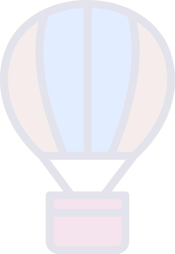 Heißluftballon-Vektor-Icon-Design vektor