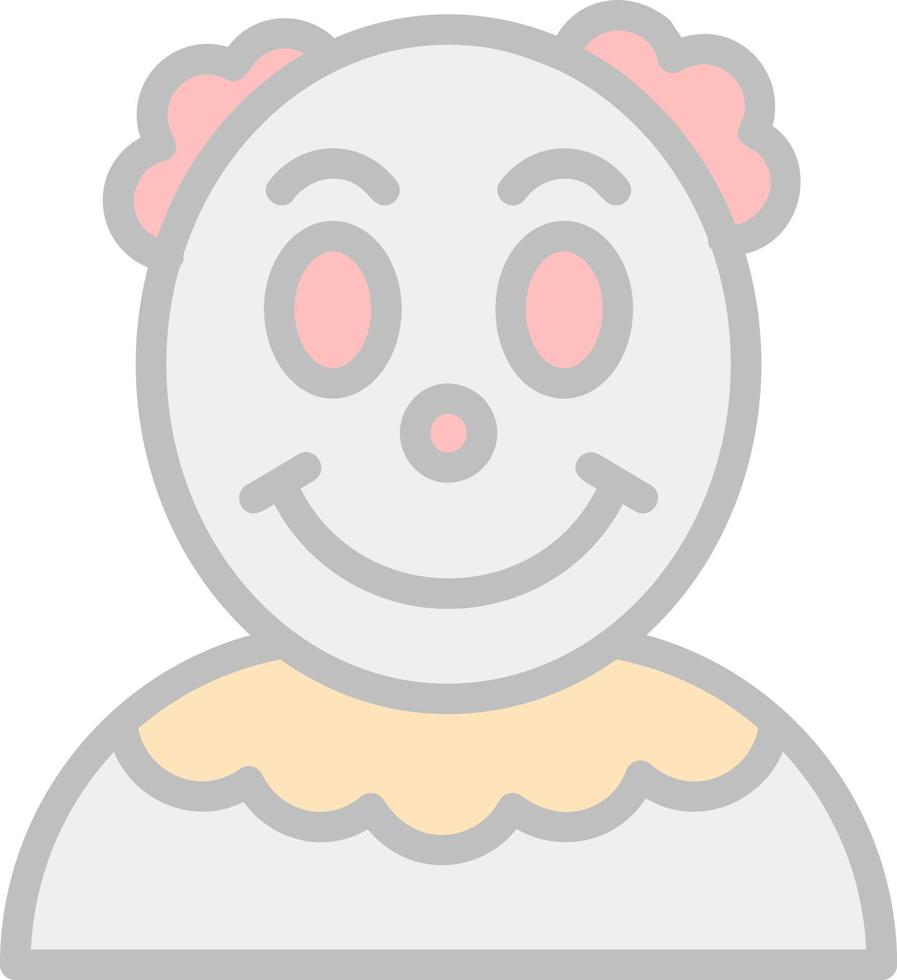 Clown-Vektor-Icon-Design vektor