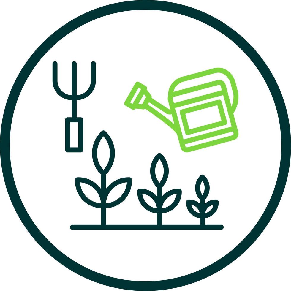 Landwirtschaft und Gartenbau-Vektor-Icon-Design vektor