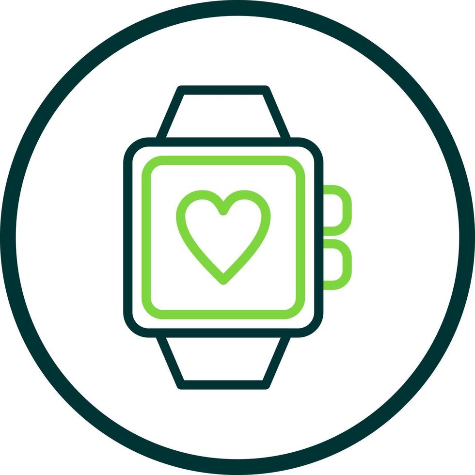 Smartwatch-Vektor-Icon-Design vektor