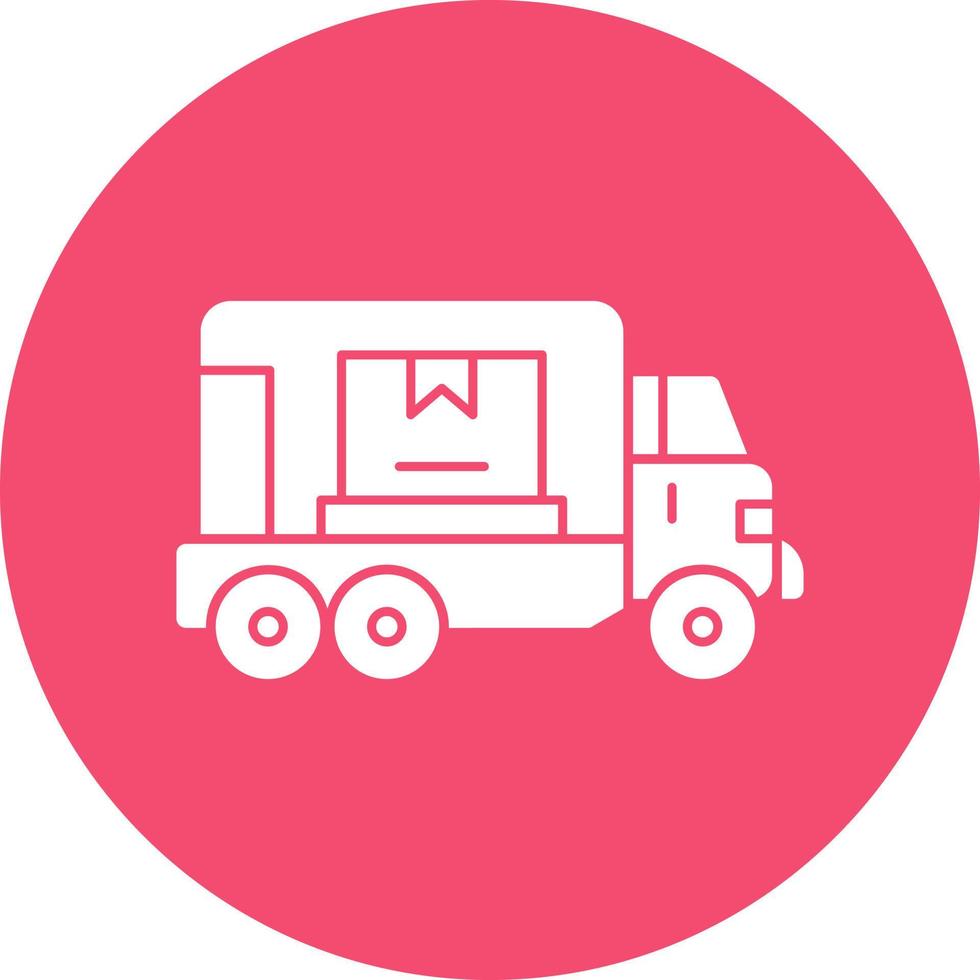 Fracht-LKW-Vektor-Icon-Design vektor