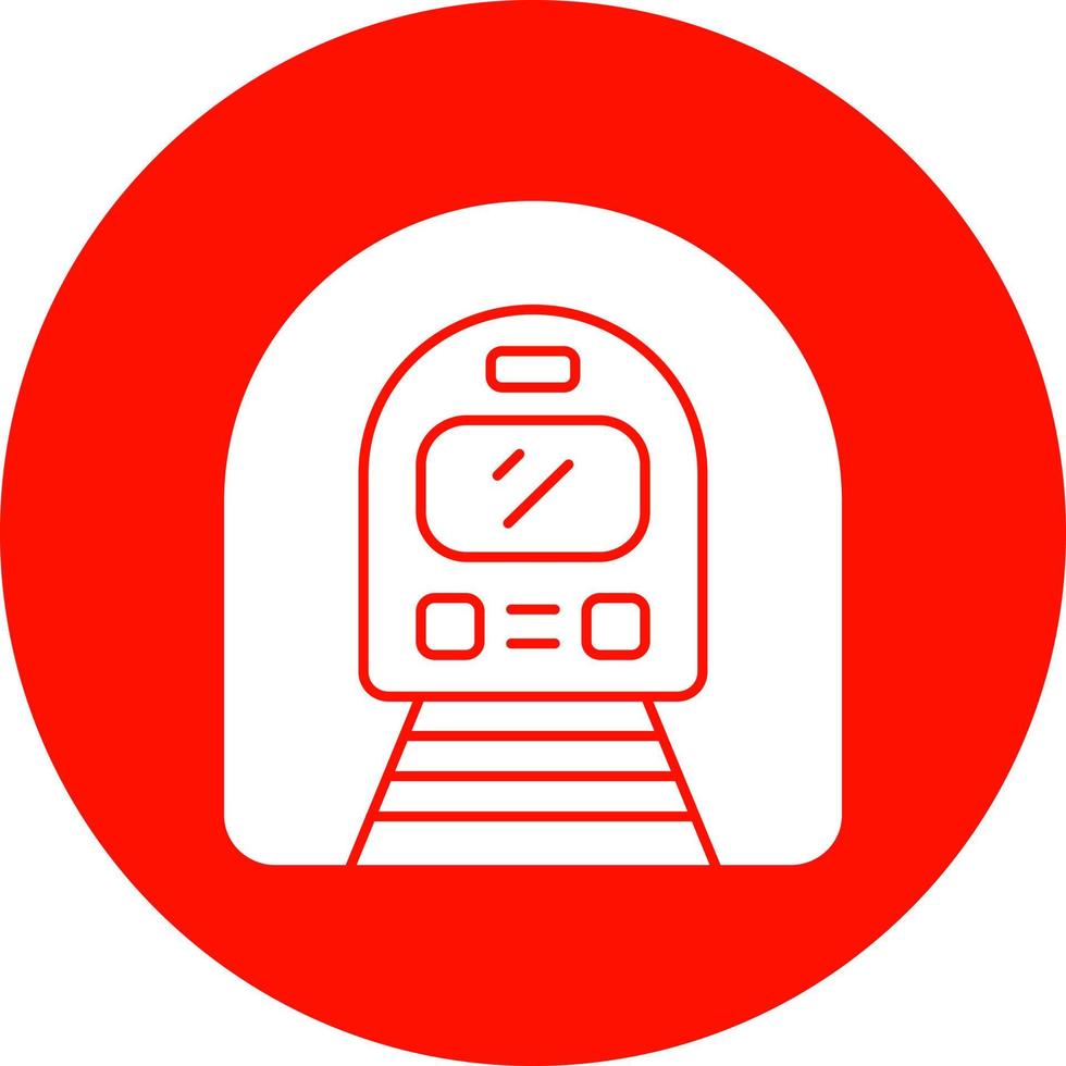 U-Bahn-Vektor-Icon-Design vektor