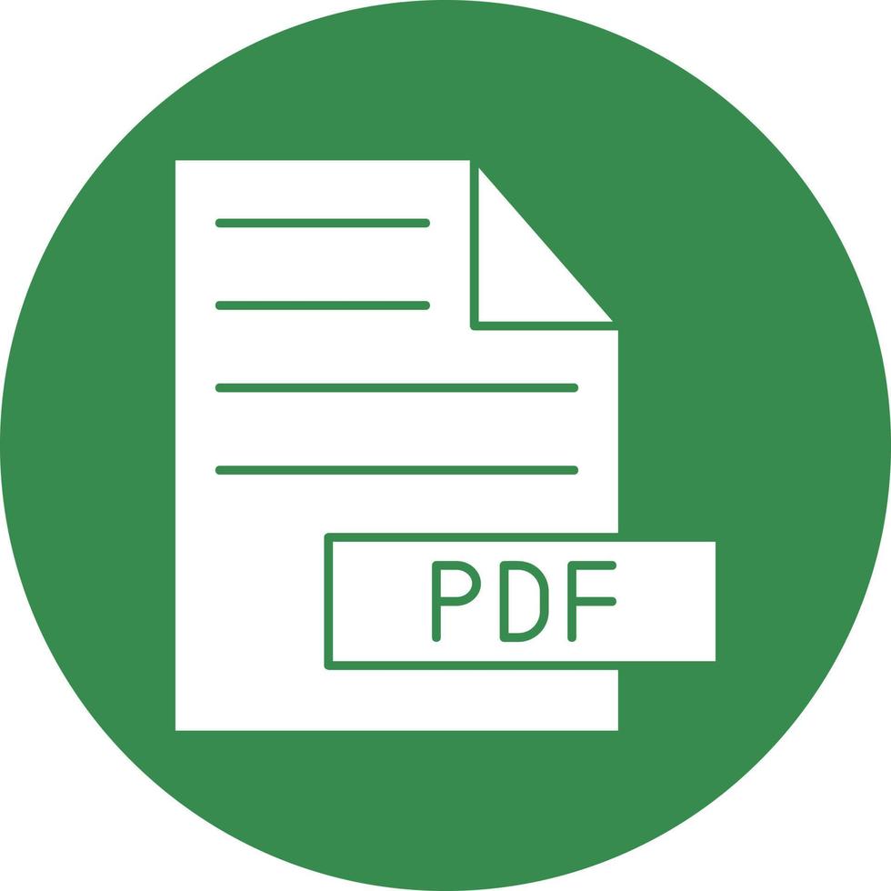 Pdf-Vektor-Icon-Design vektor