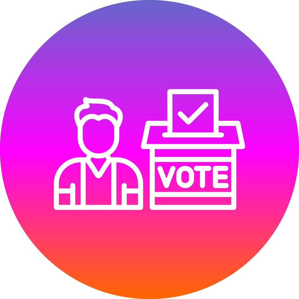 Referendum-Vektor-Icon-Design vektor