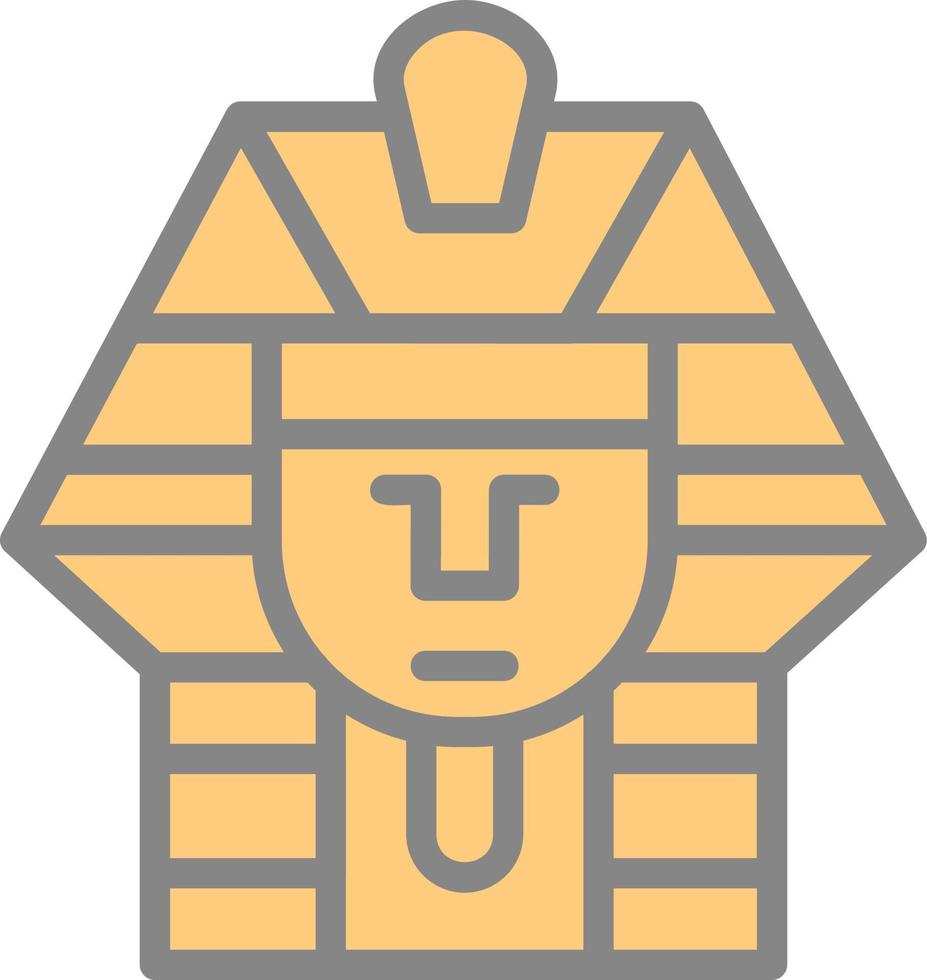 Pharao-Vektor-Icon-Design vektor