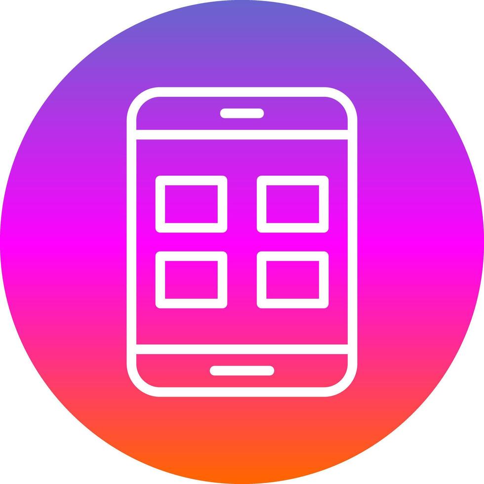 App-Vektor-Icon-Design vektor