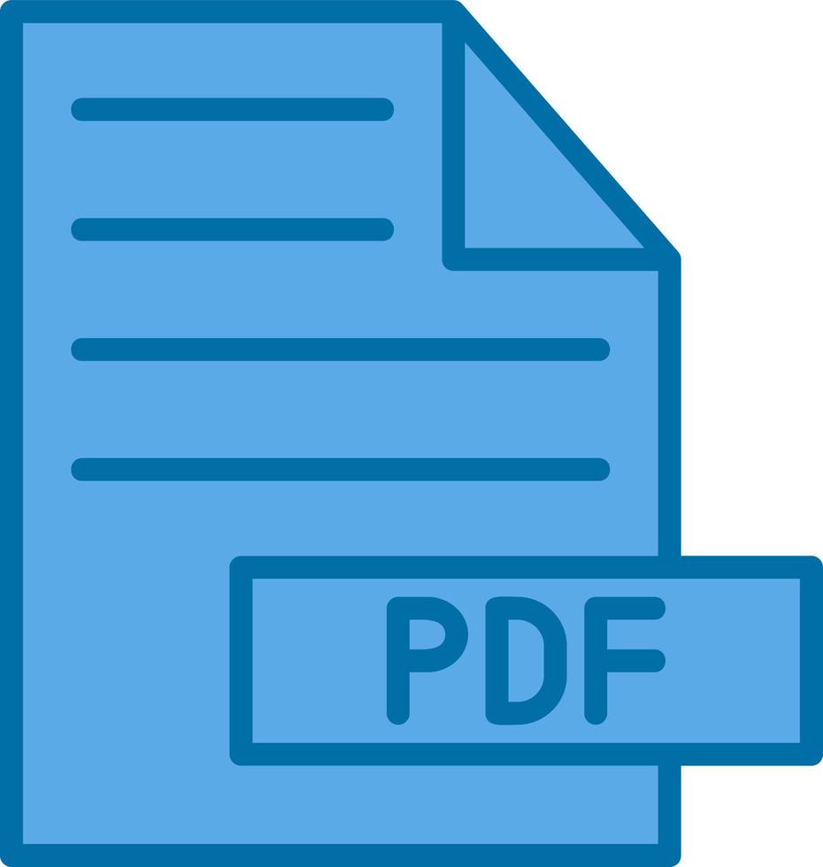 Pdf-Vektor-Icon-Design vektor