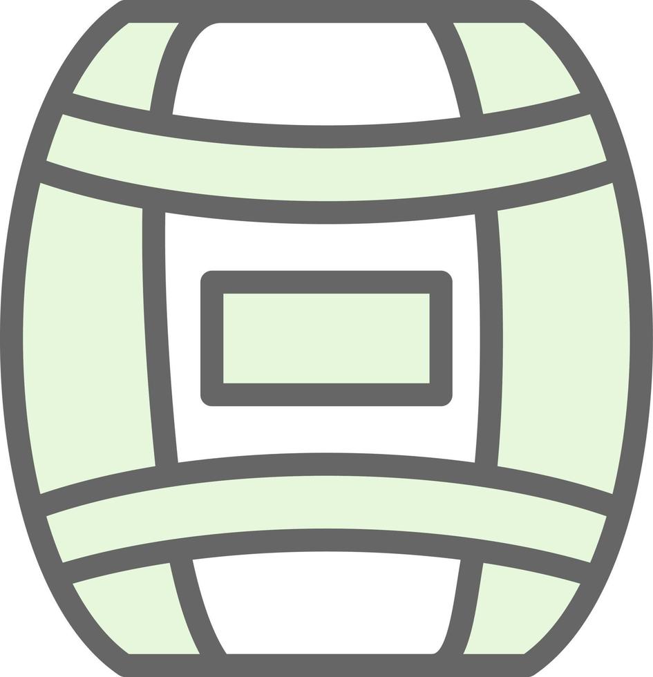 Barrel-Vektor-Icon-Design vektor