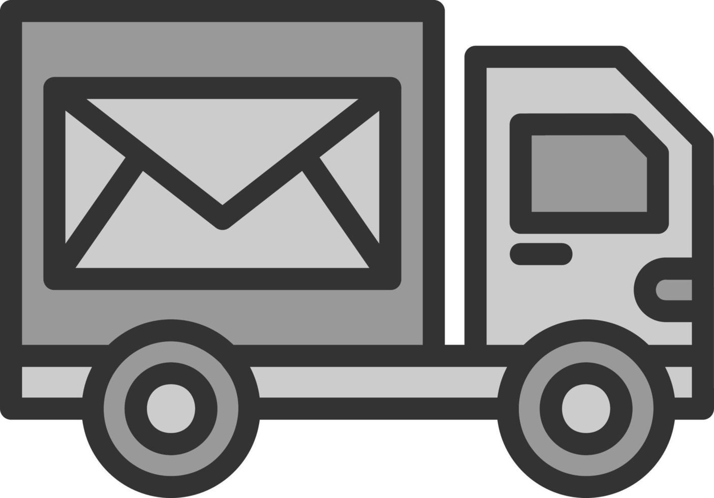 Postdienst-Vektor-Icon-Design vektor