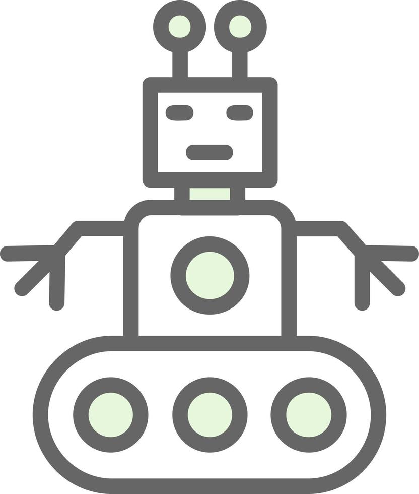 robot ärm vektor ikon design