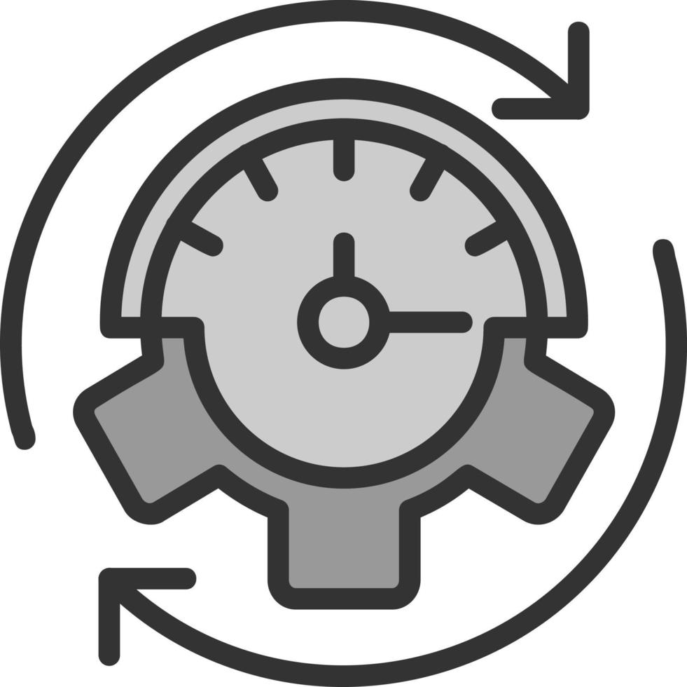 Effizienz-Vektor-Icon-Design vektor