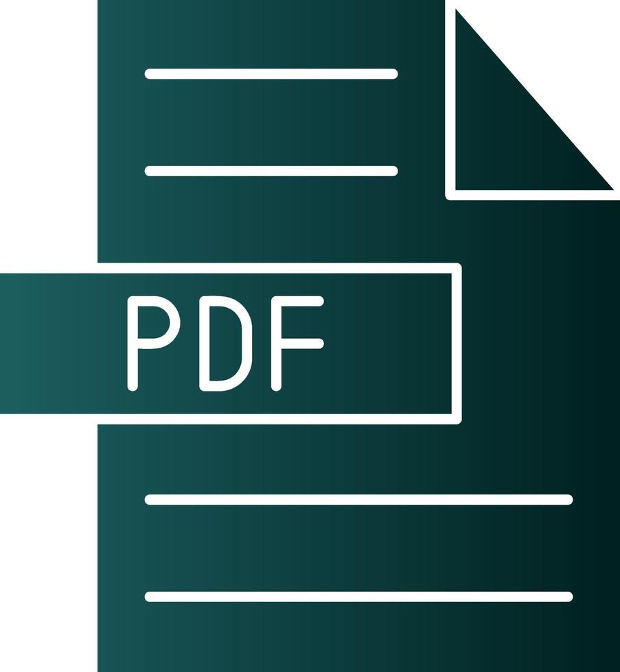 Pdf-Vektor-Icon-Design vektor