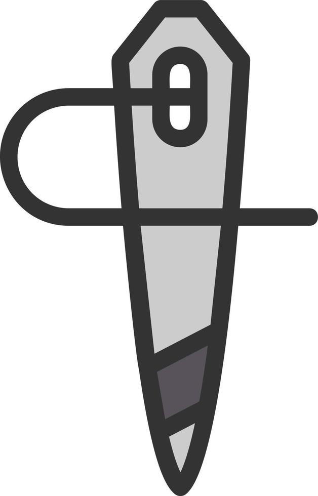 Nadel-Vektor-Icon-Design vektor