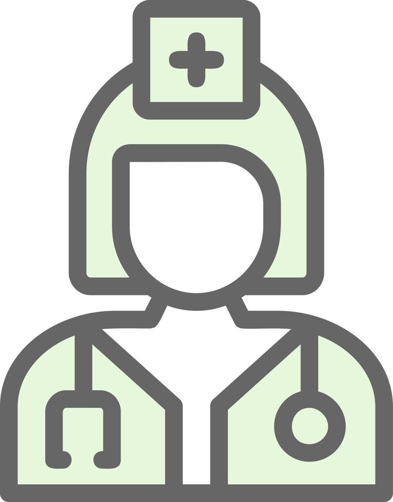 Arzt-Vektor-Icon-Design vektor