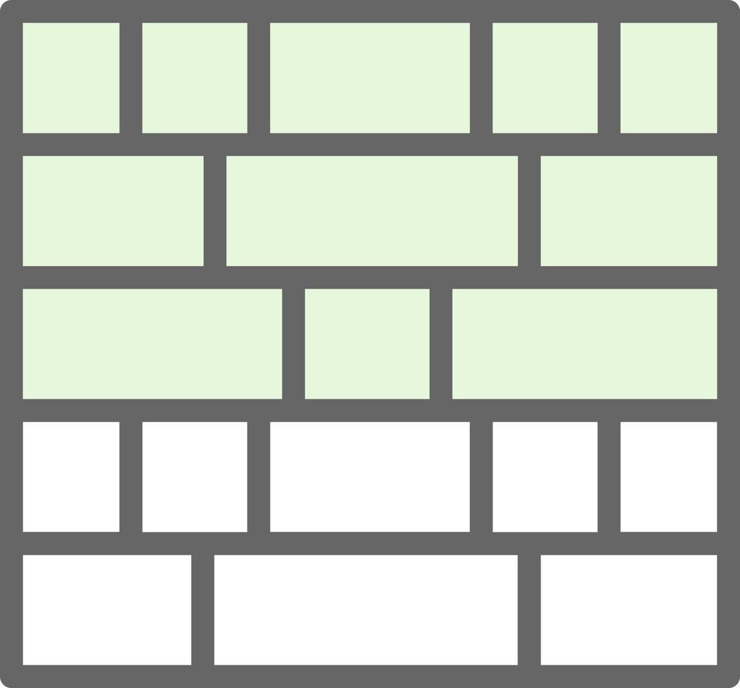 Backsteinmauer-Vektor-Icon-Design vektor