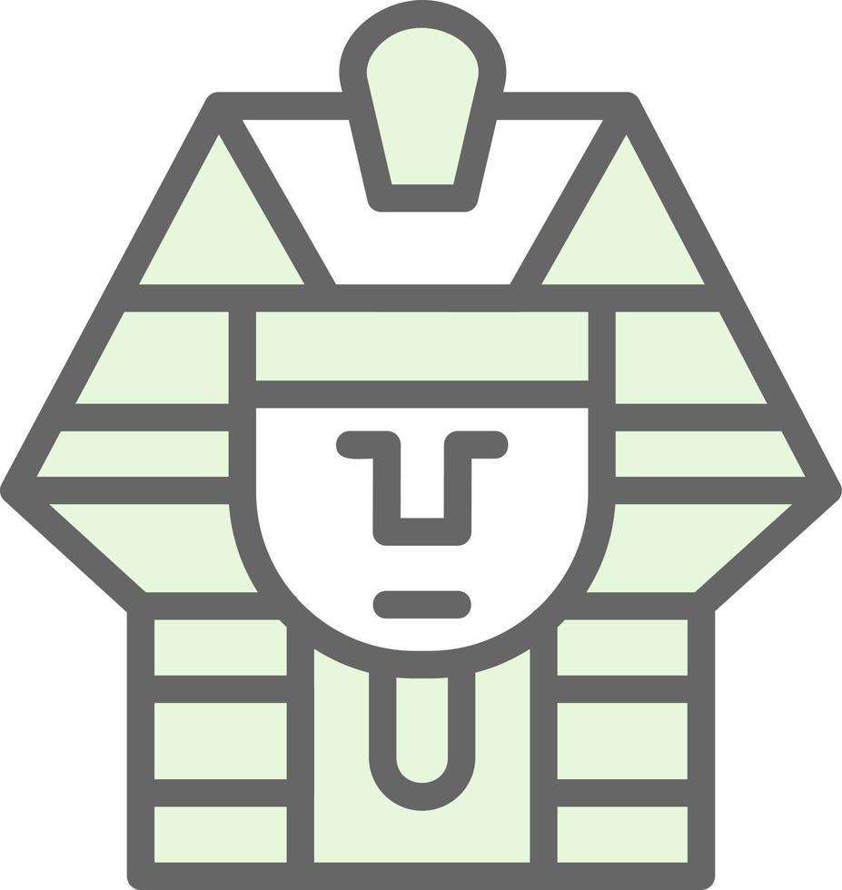 Pharao-Vektor-Icon-Design vektor