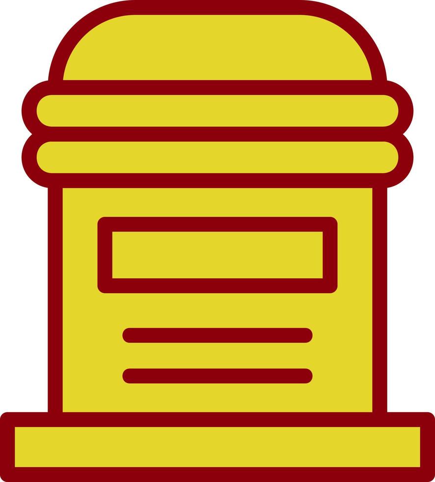 Briefkasten-Vektor-Icon-Design vektor