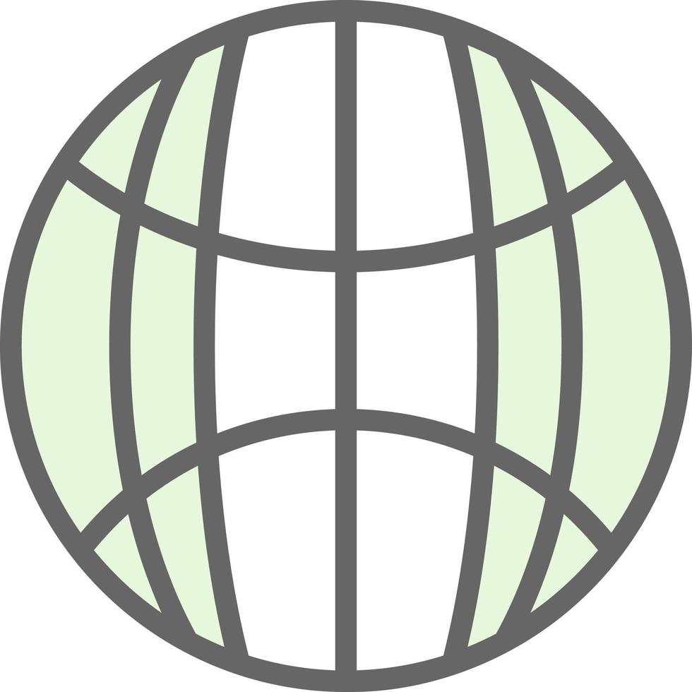 Globus-Vektor-Icon-Design vektor
