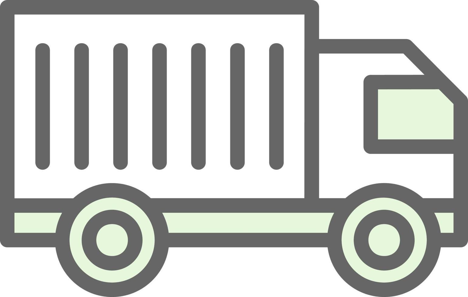 Fracht-LKW-Vektor-Icon-Design vektor