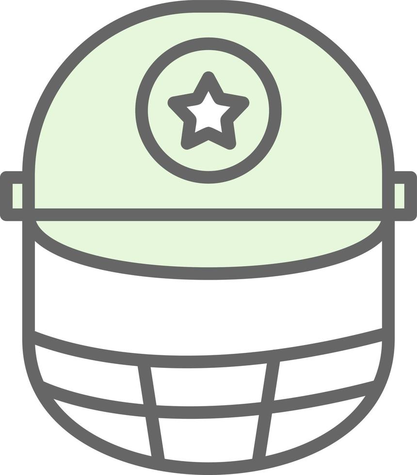 Helm-Vektor-Icon-Design vektor