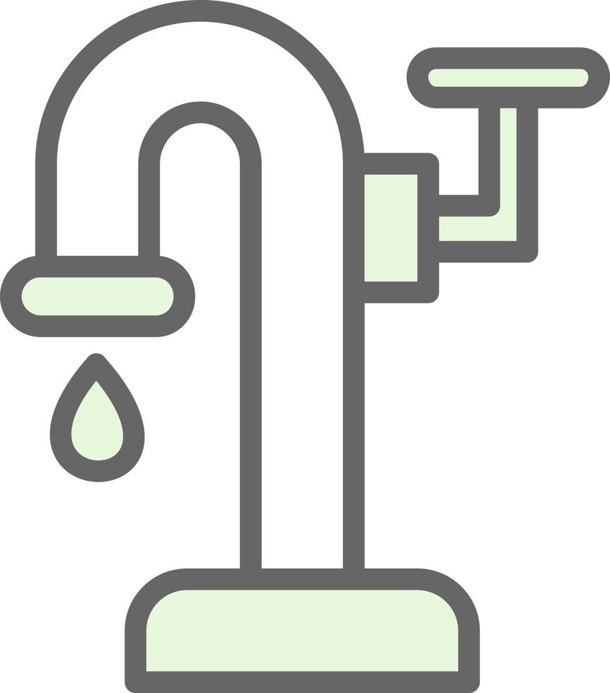 Wasserpumpe-Vektor-Icon-Design vektor