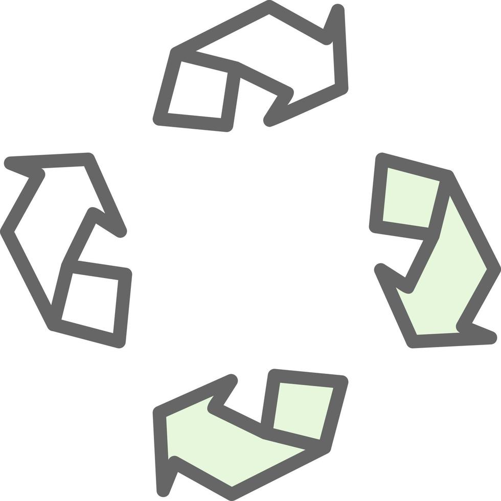 Recycling-Vektor-Icon-Design vektor