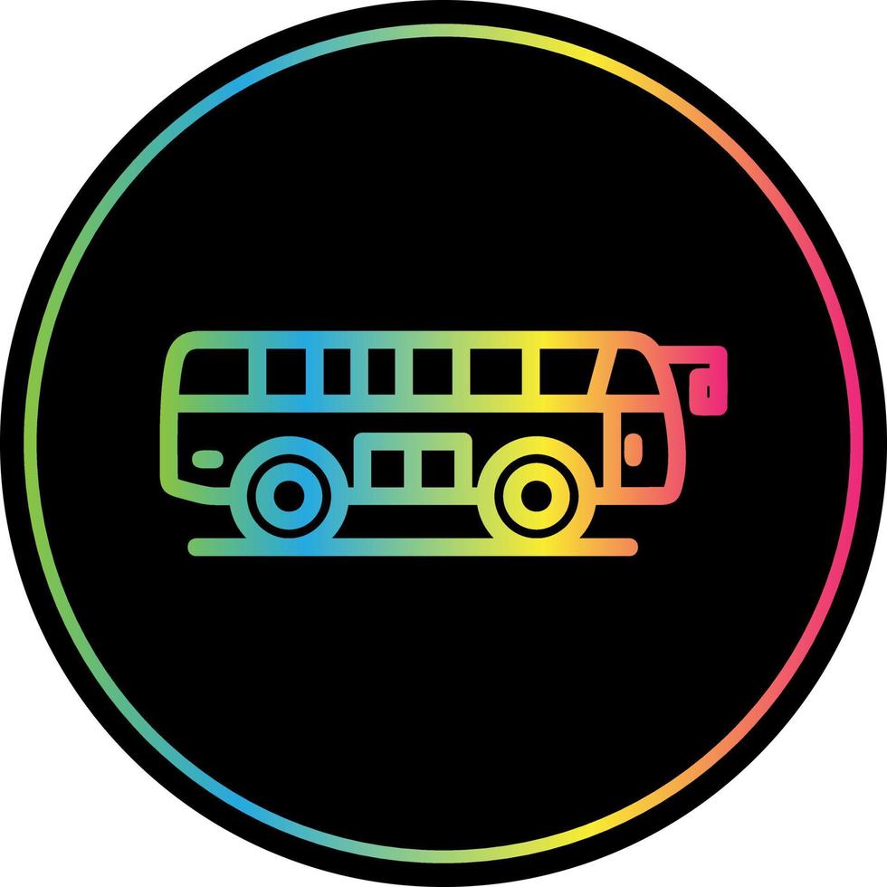 Bus-Vektor-Icon-Design vektor