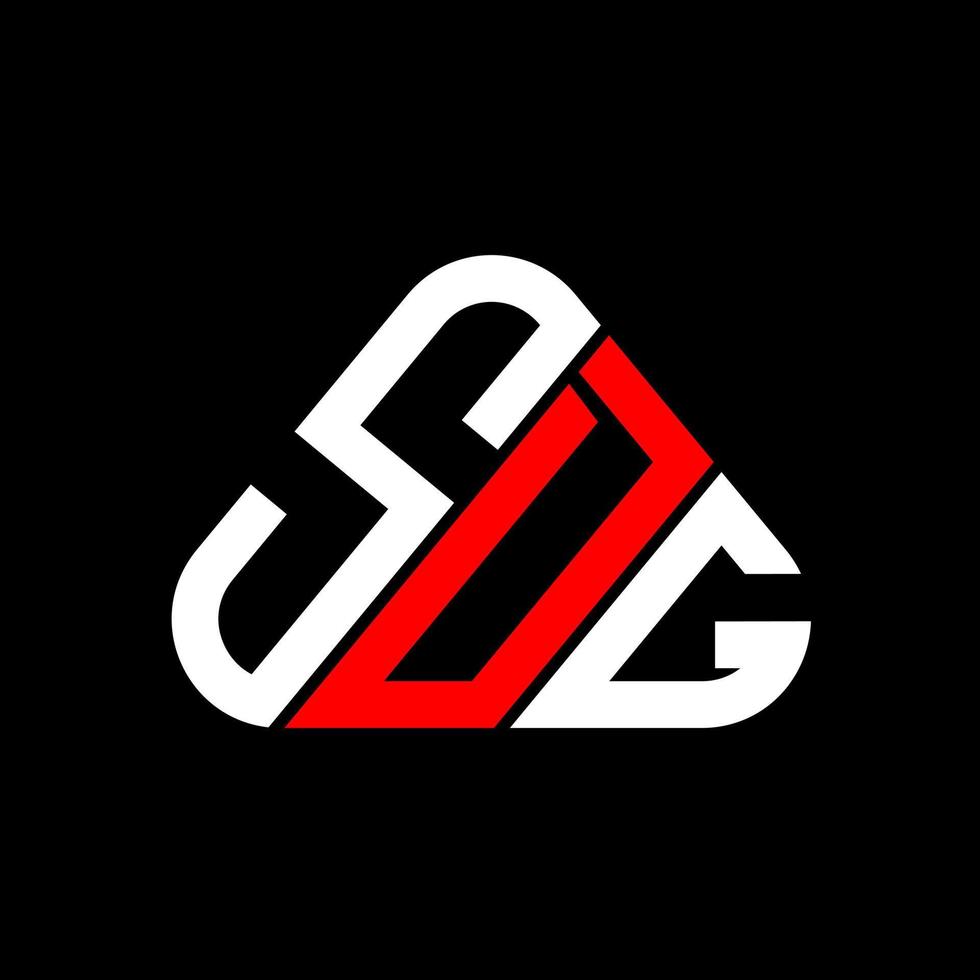 sdg letter logo kreatives design mit vektorgrafik, sdg einfaches und modernes logo. vektor