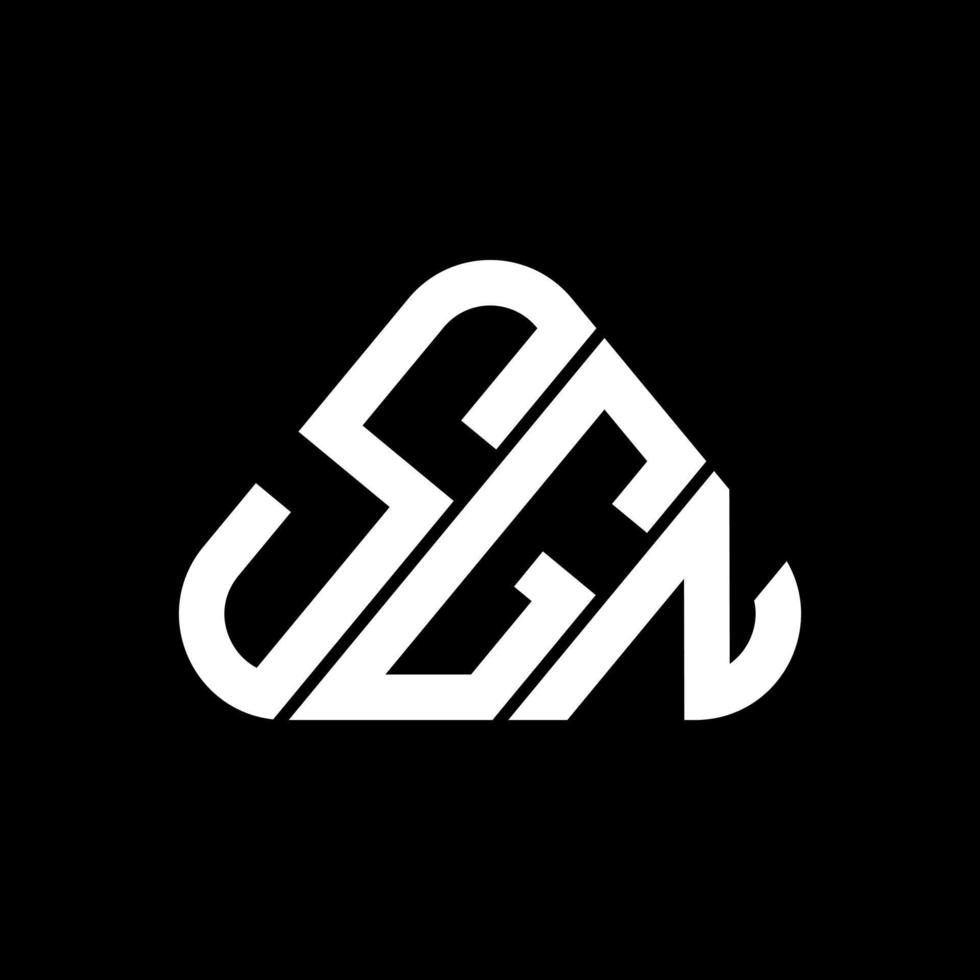 sgn brev logotyp kreativ design med vektor grafisk, sgn enkel och modern logotyp.