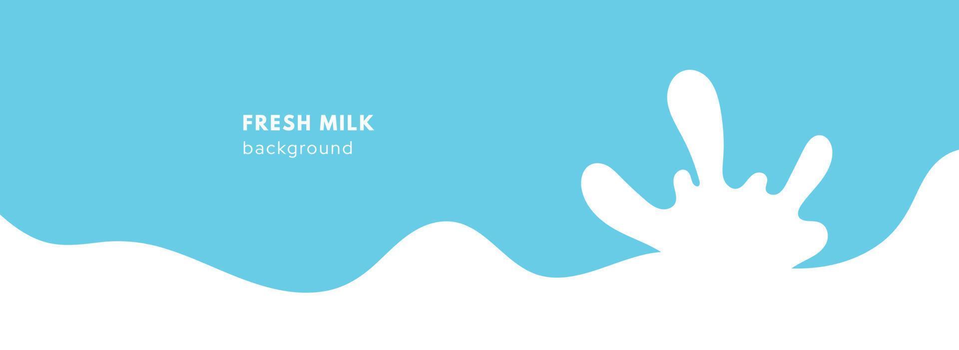 abstrakt färsk mjölk eller yoghurt bakgrund. modern mönster stänk. platt vektor illustration