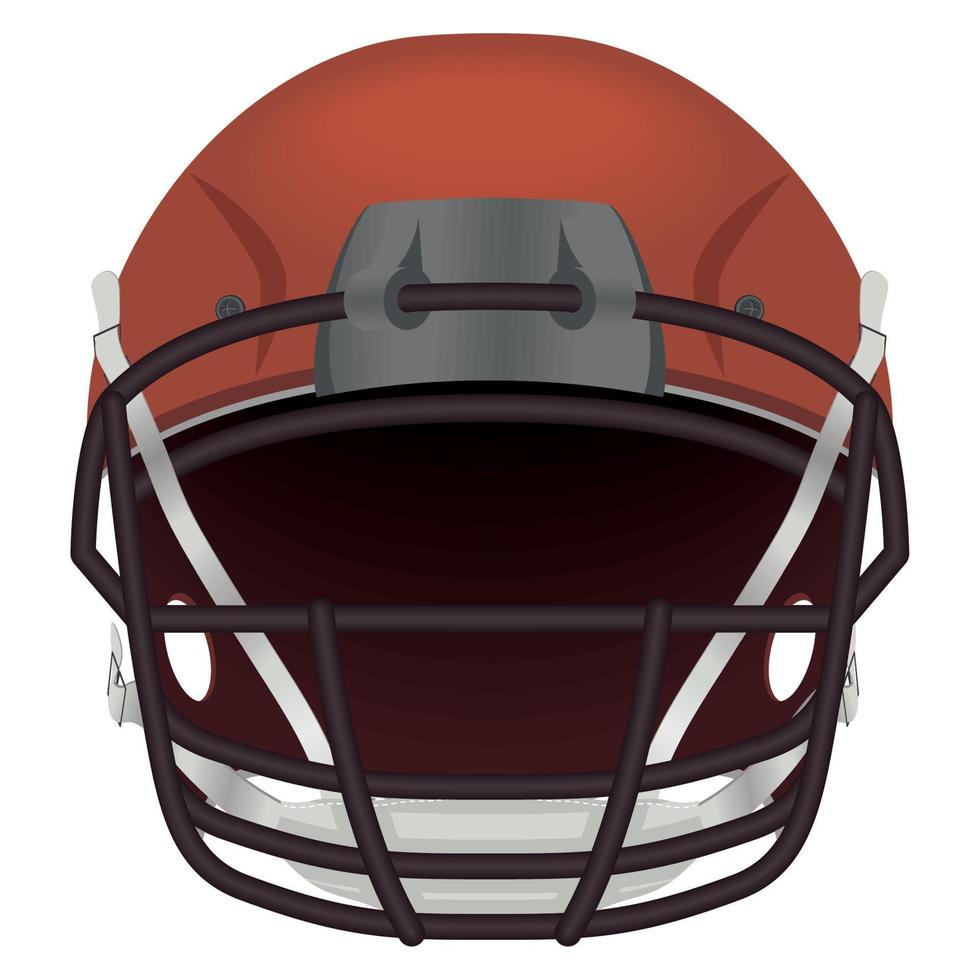 American Football Helm vorne vektor