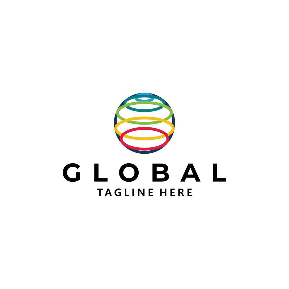 global företag logotyp ikon vektor isolerat