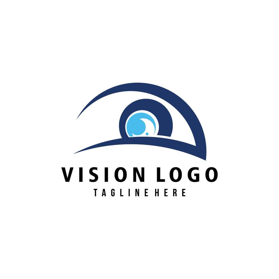 Vision-Logo-Icon-Vektor isoliert vektor