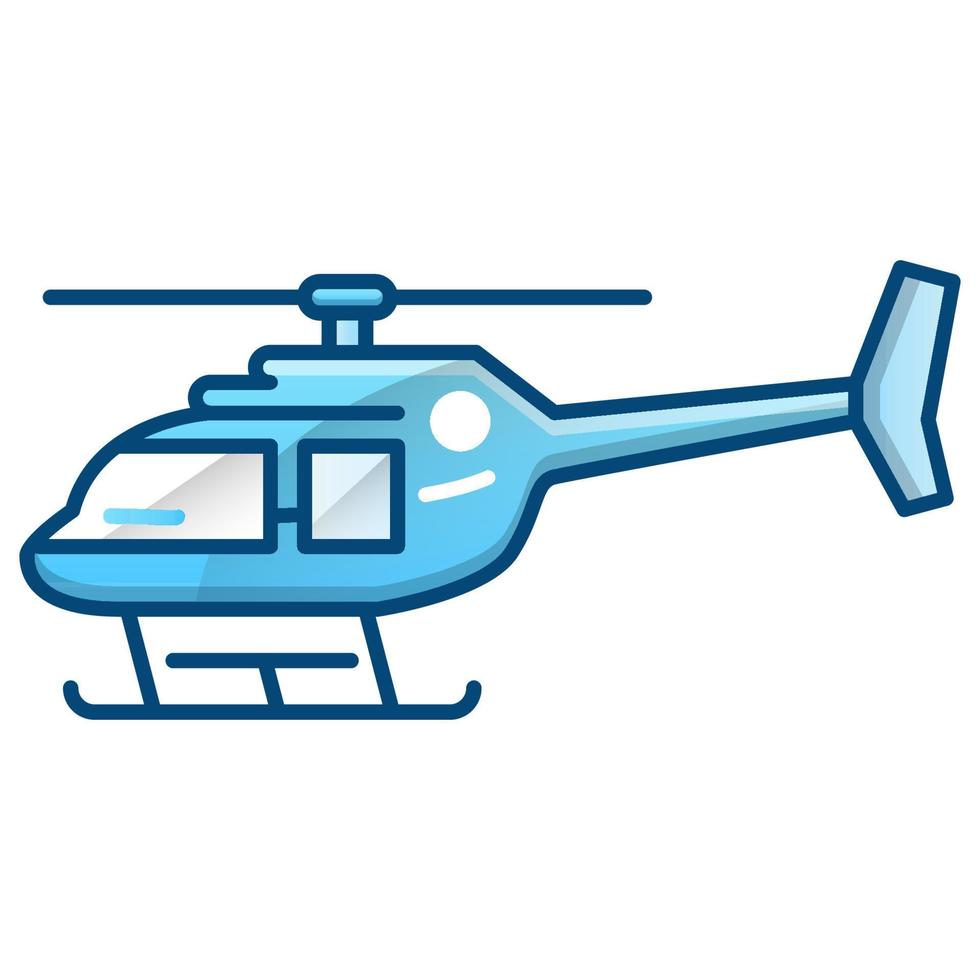 Helikopter-Symbol, geeignet für eine Vielzahl digitaler Kreativprojekte. frohes Schaffen. vektor