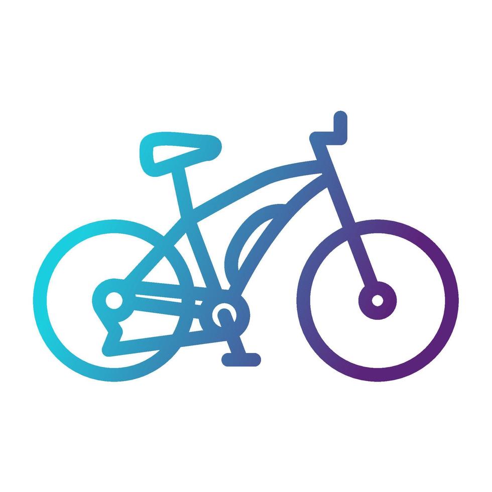Mountainbike-Symbol, geeignet für eine Vielzahl digitaler Kreativprojekte. frohes Schaffen. vektor