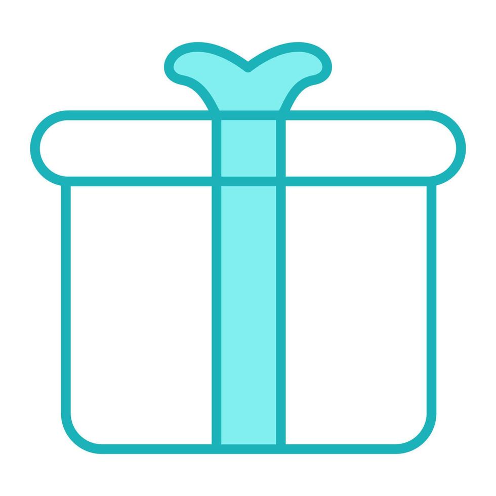 Geschenkbox-Symbol, geeignet für eine Vielzahl digitaler kreativer Projekte. frohes Schaffen. vektor