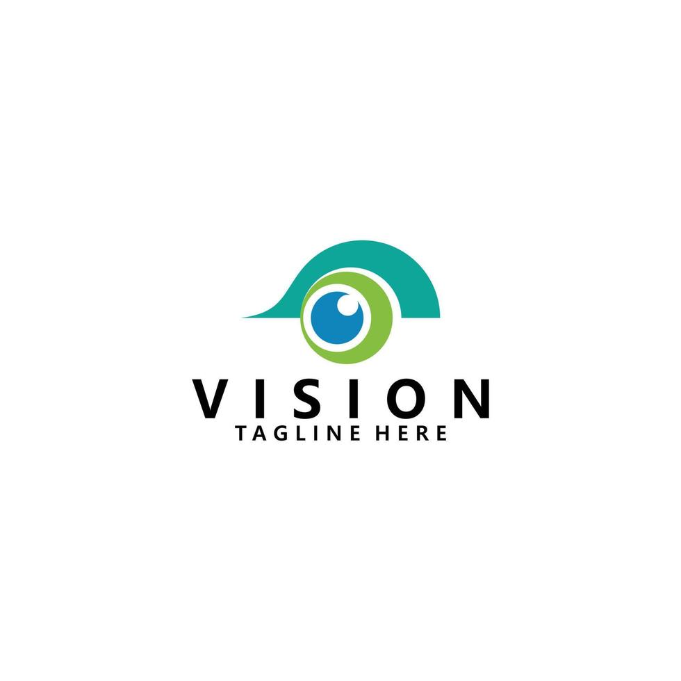 Vision-Logo-Icon-Vektor isoliert vektor