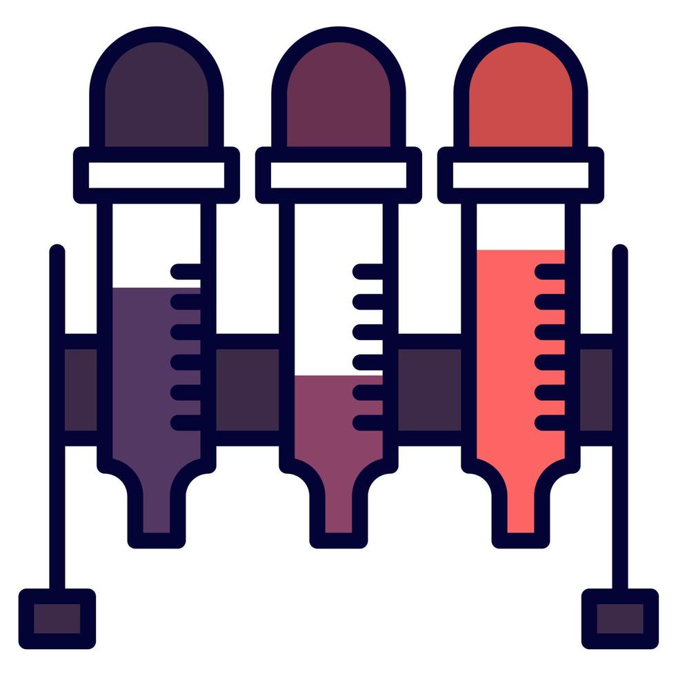 Pipetten-Symbol, geeignet für eine Vielzahl digitaler kreativer Projekte. frohes Schaffen. vektor