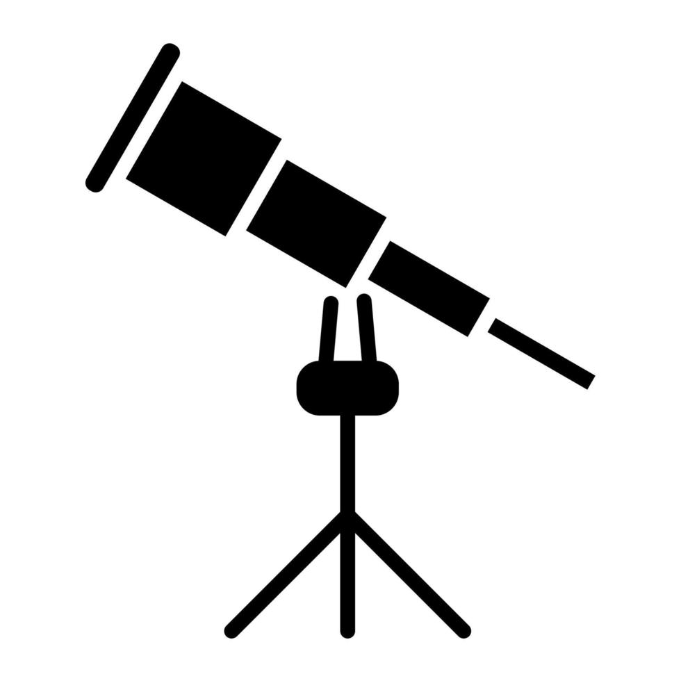 Teleskop-Symbol, geeignet für eine Vielzahl von digitalen Kreativprojekten. frohes Schaffen. vektor